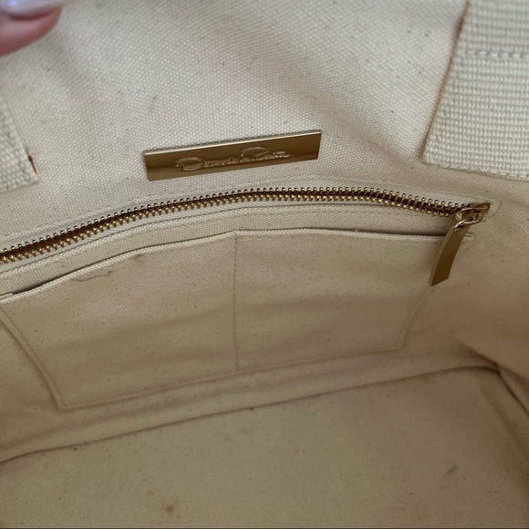 OSCAR DE LA RENTA
Canvas Printed Tote cream floral target - Picture 10 of 13